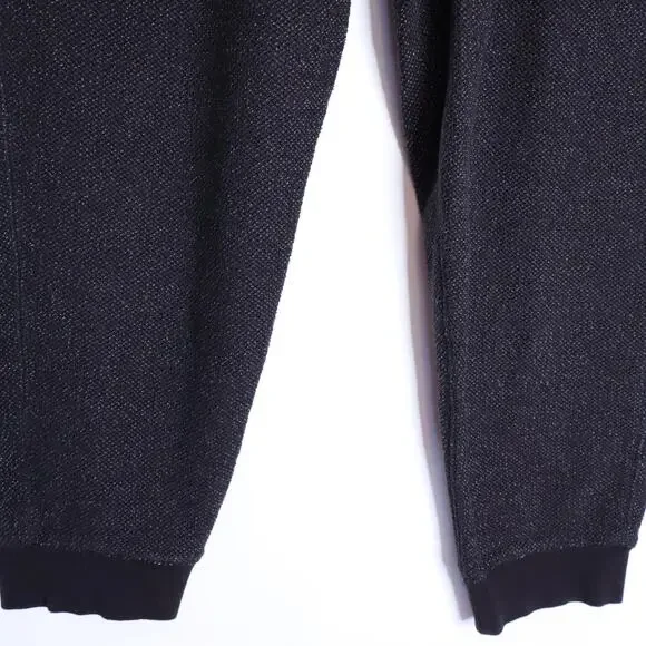 MARINE LAYER Textured Fleece Jogger Sweatpants Black Active Men's M